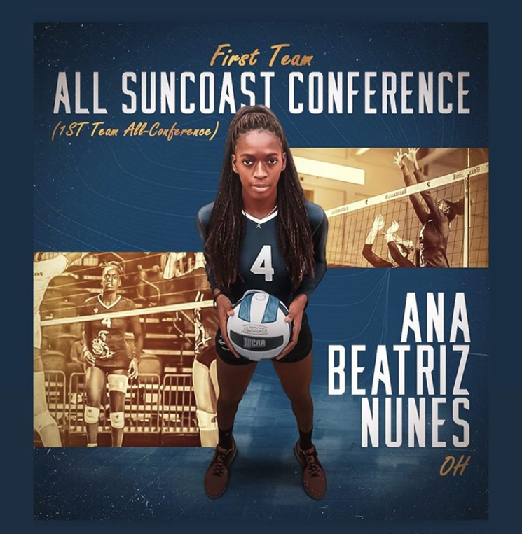 Ana Beatriz Nunes Named 1st Team All-Conference